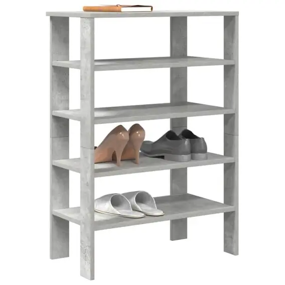 Niska cena Półka na buty, szarość betonu, 61x32x87,5 cm Lumarko! Lumarko! - Hurtownia wielobranżowa Lumarko